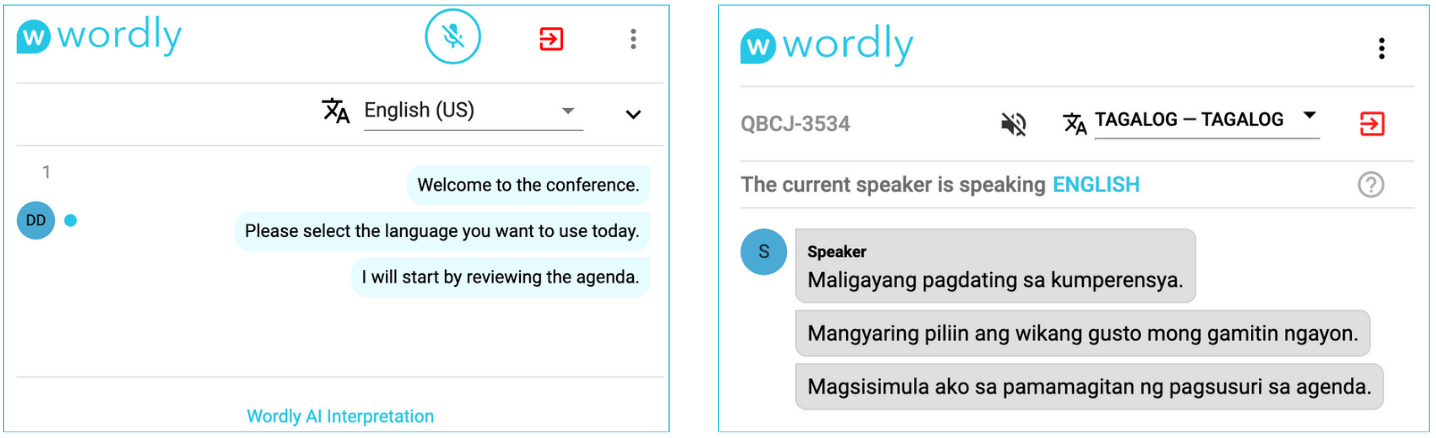 Tagalog Translations
