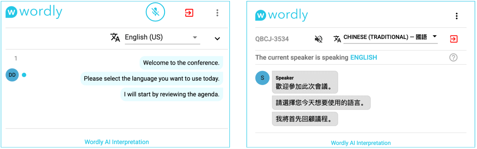 English to Chinese (Traditional) Interpretation