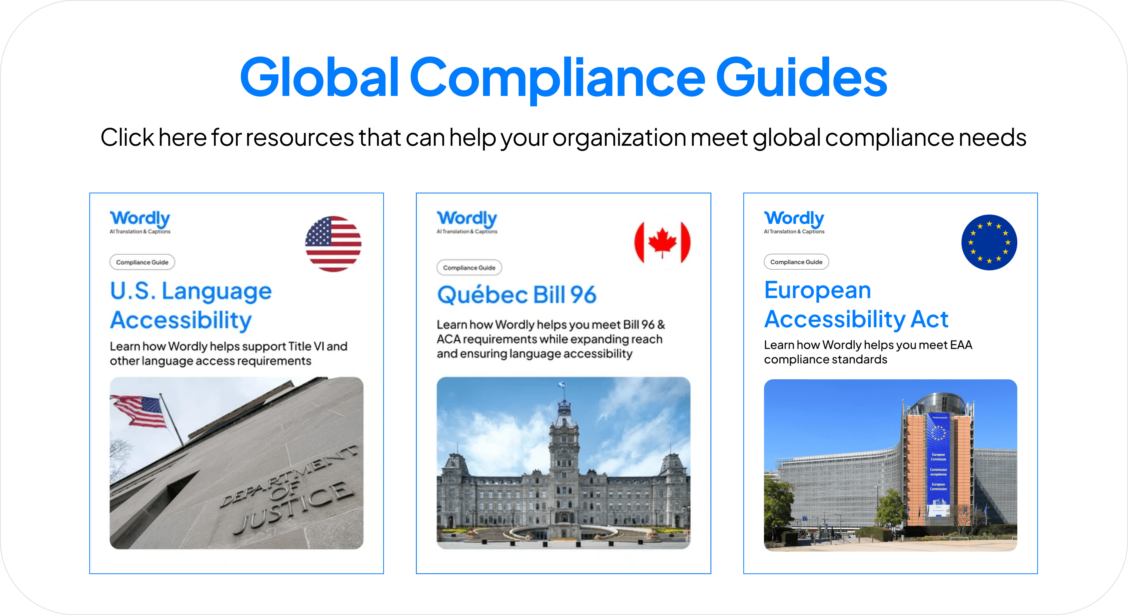 Global Resources to meet Conference & Event Language Access Compliance